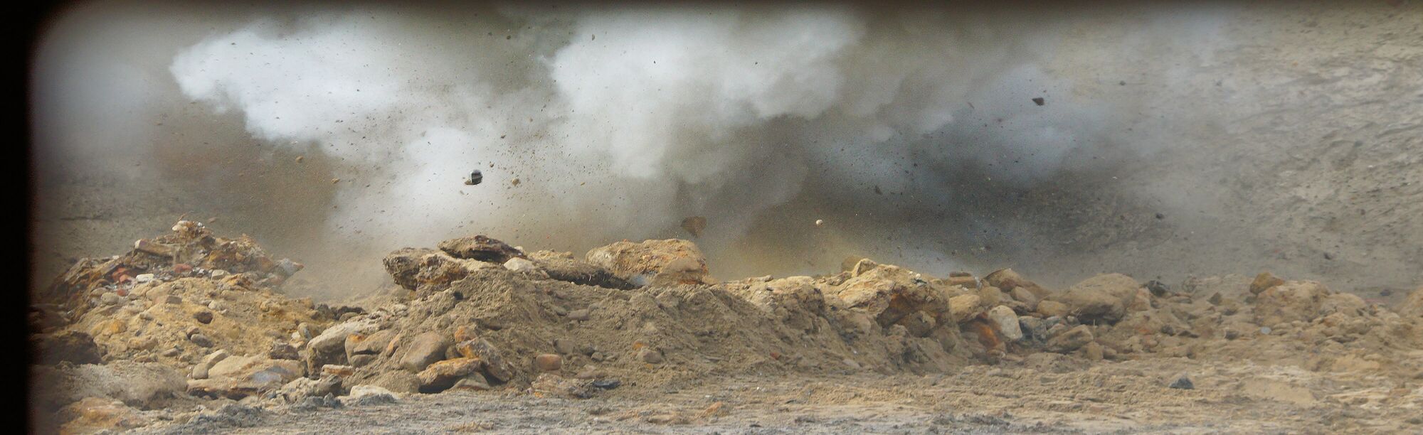 Detonation von Kampfmitteln